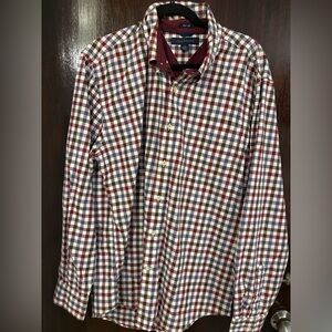 Bundle 3 for $15. Tommy Hilfiger Men's Plaid Shirt - Red, Blue, White. Size XL.